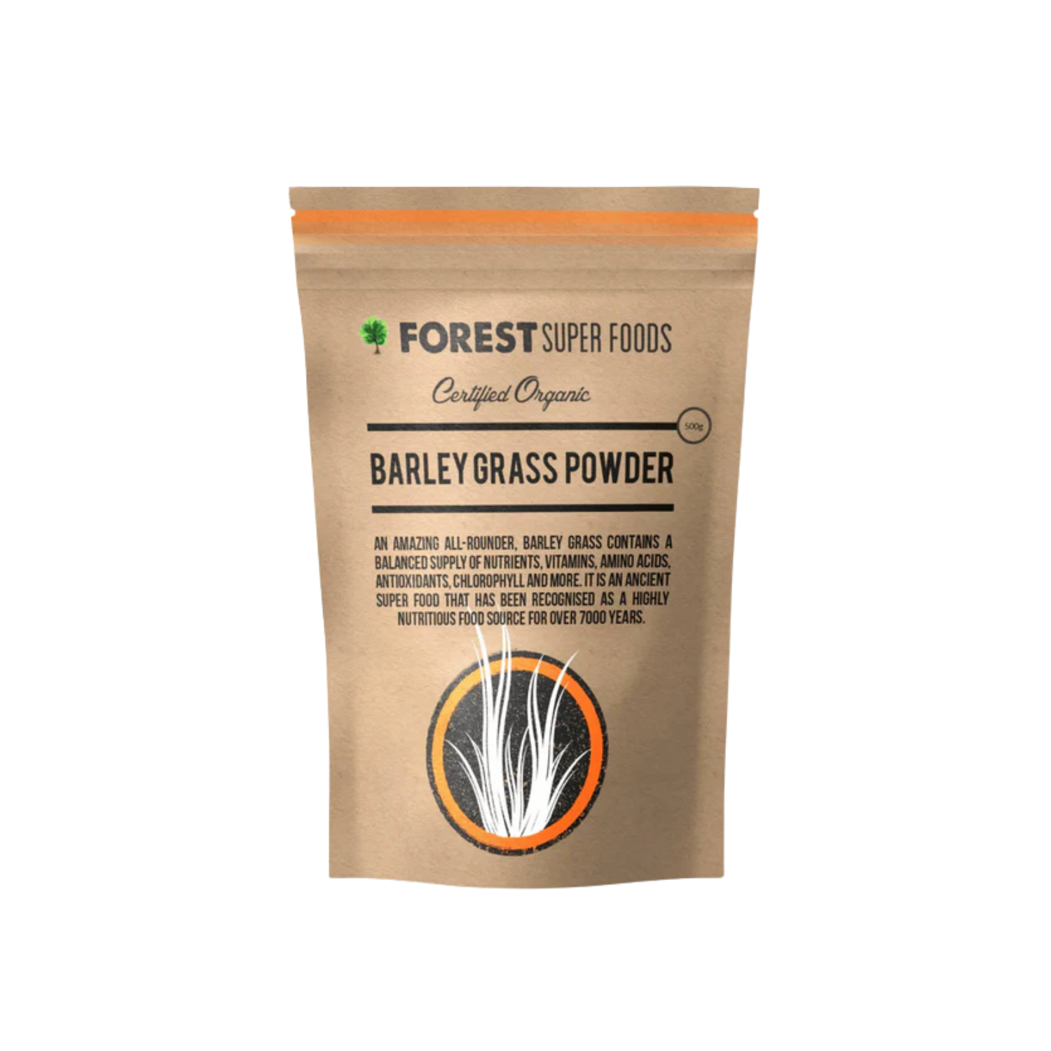 Organic Australian barley grass powder for detox and wellbeing – gluten-free and high potency.