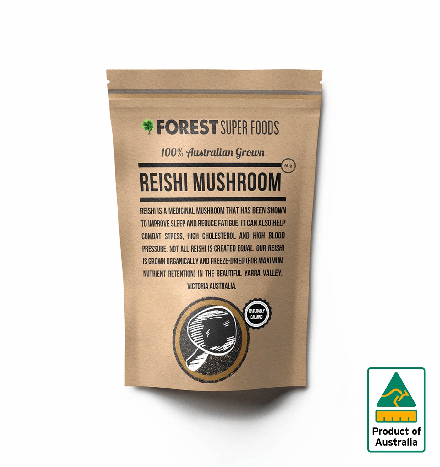 Australian Grown Reishi Mushroom Powder